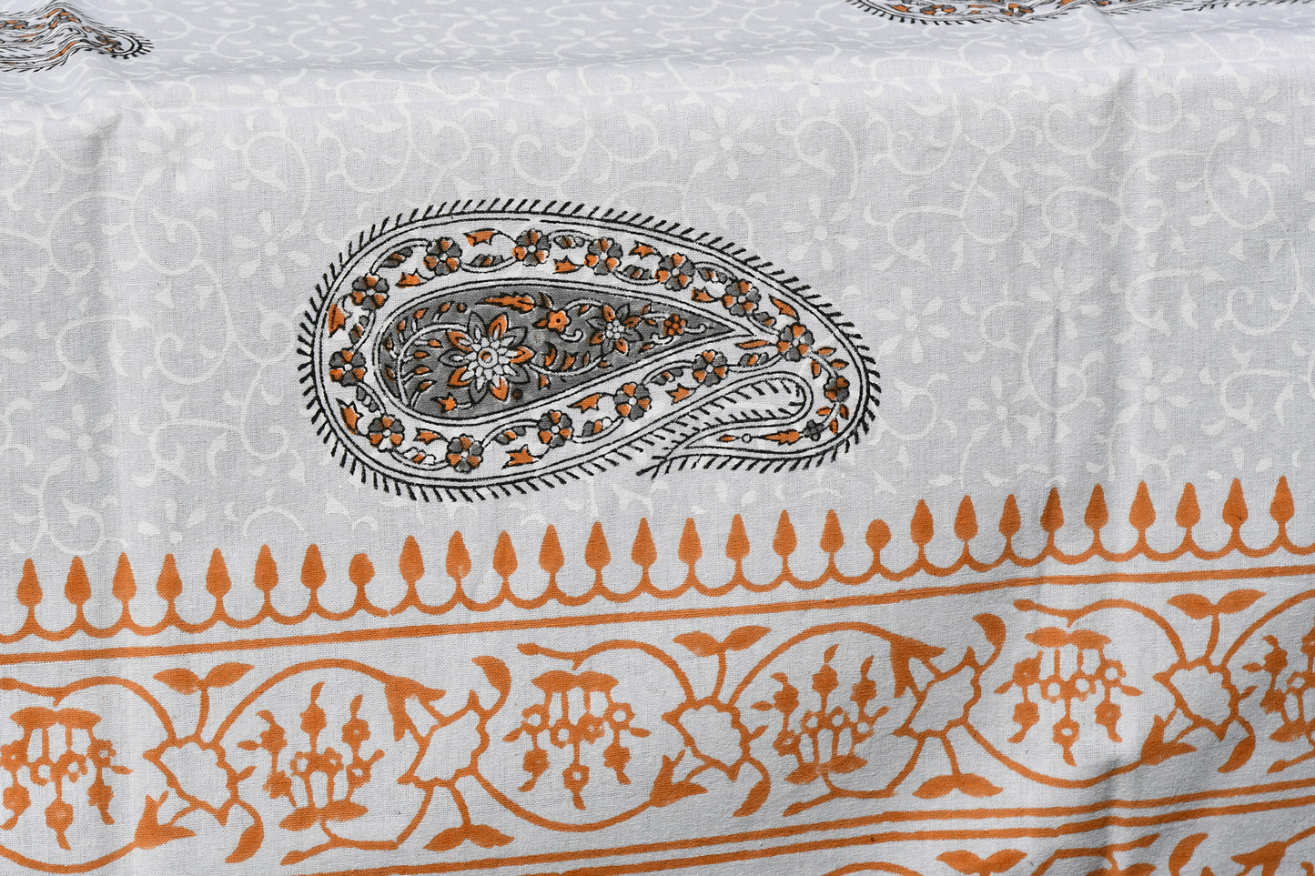 mitos tablecloth fair trade handmade block print