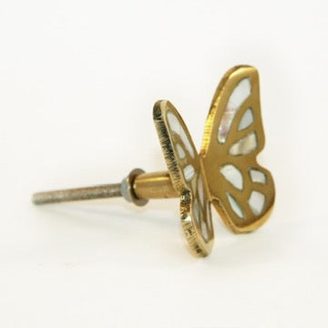 mother of pearl butterfly cabinet knobs fair trade