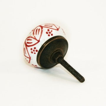 rose cabinet knobs fair trade ceramics