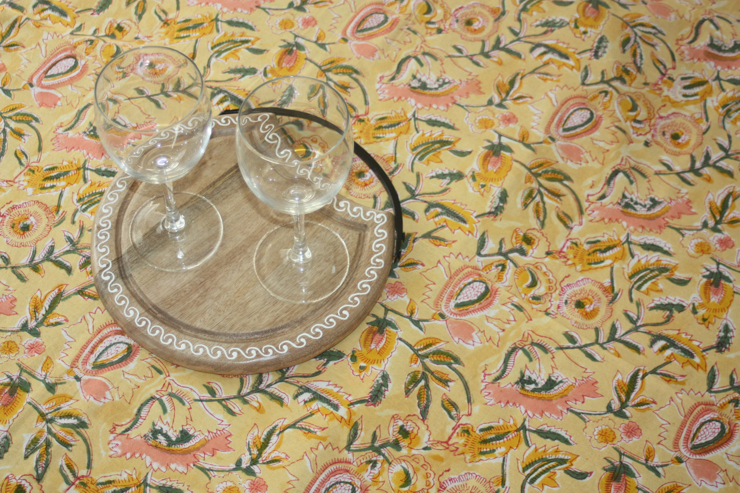 harvest board fair trade handmade mango wood