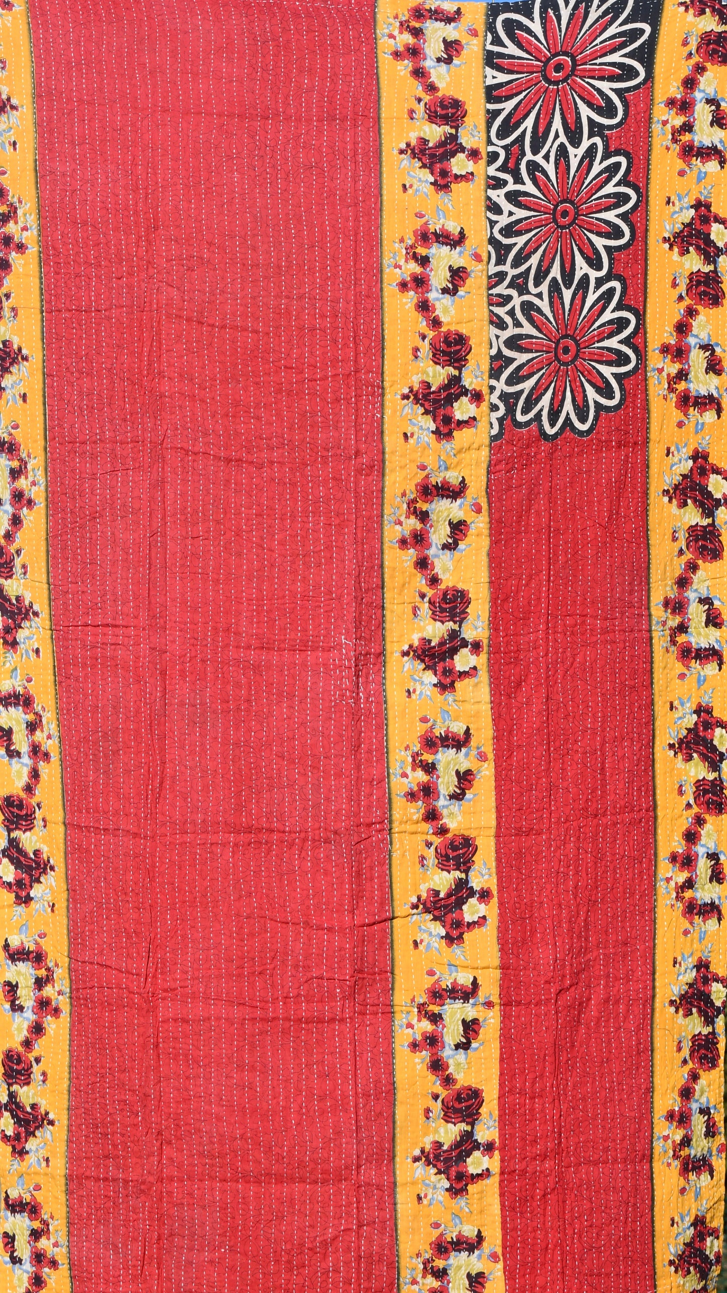 kantha quilt fair trade hand stitched 17