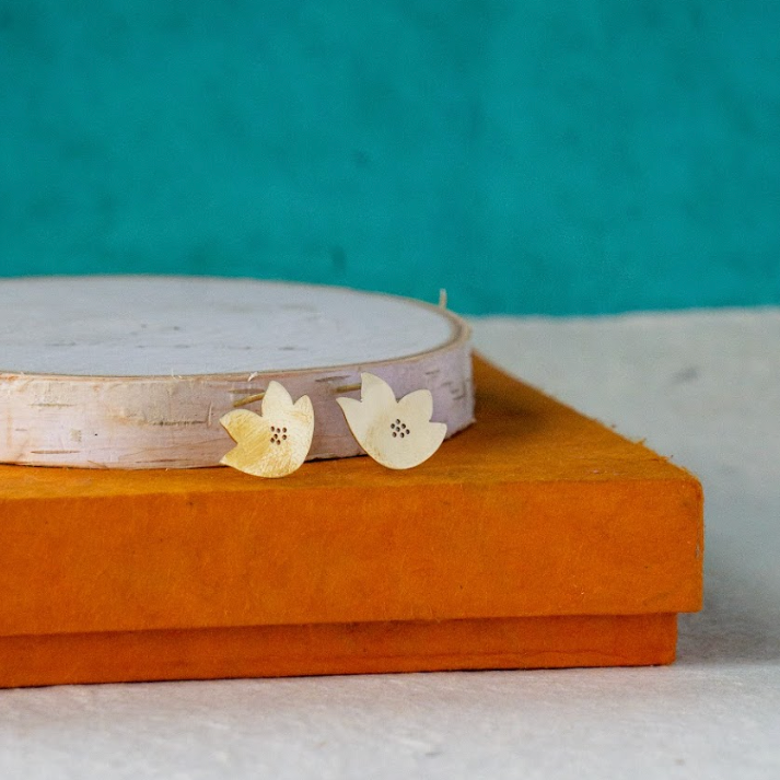 little lily earrings fair trade handmade jewelry
