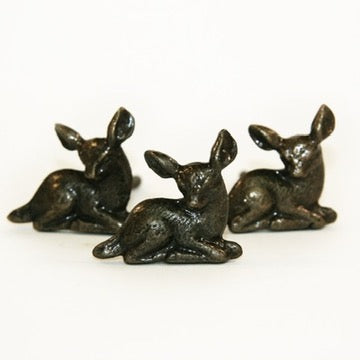 sleeping fawn cabinet knobs fair trade brass