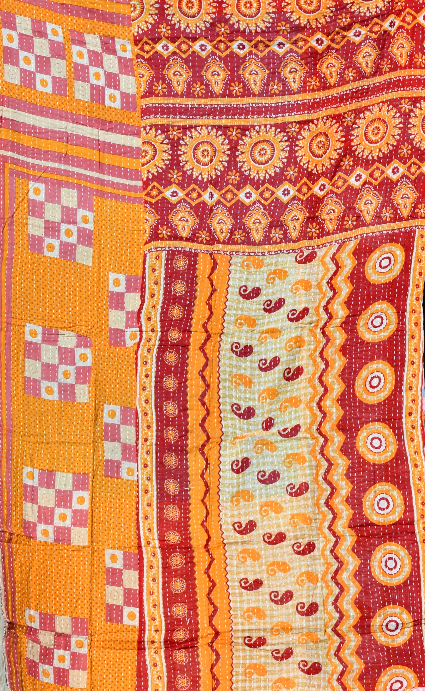 kantha quilt fair trade hand stitched 19