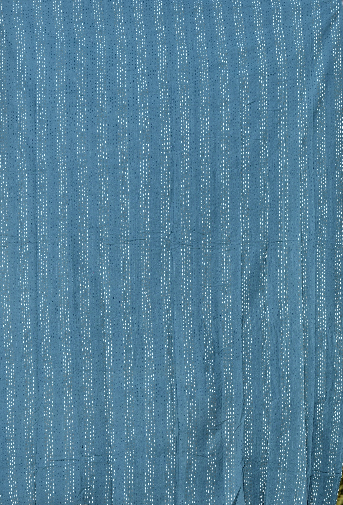 Testimo Kantha Quilt - Fair Trade Hand-Stitched Indigo