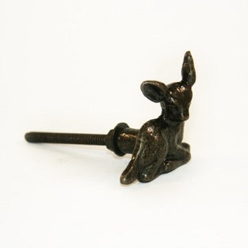 sleeping fawn cabinet knobs fair trade brass