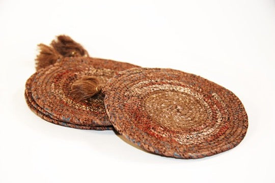 chai time coaster set handmade fair trade