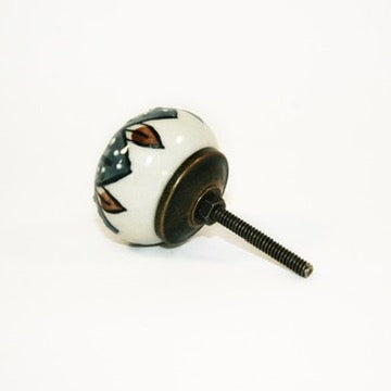 woodlands cabinet knob fair trade ceramics