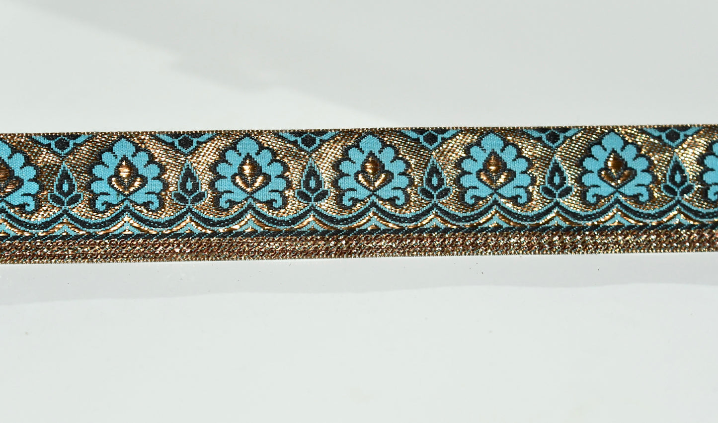 evelyn jacquard ribbon fair trade trim gift decor