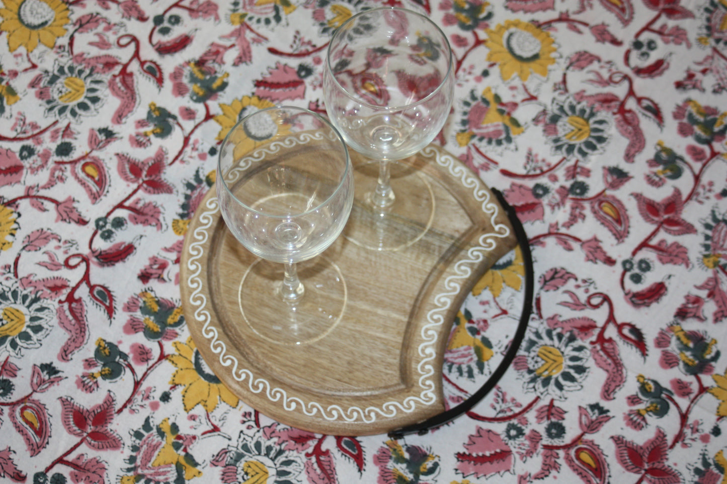 harvest board fair trade handmade mango wood
