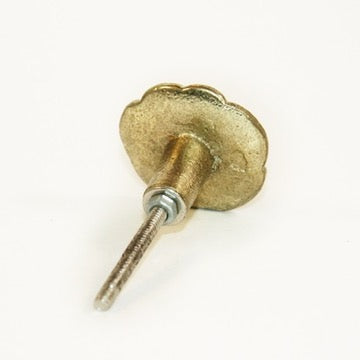 Gold Lily Cabinet Knobs - Fair Trade Cast Iron