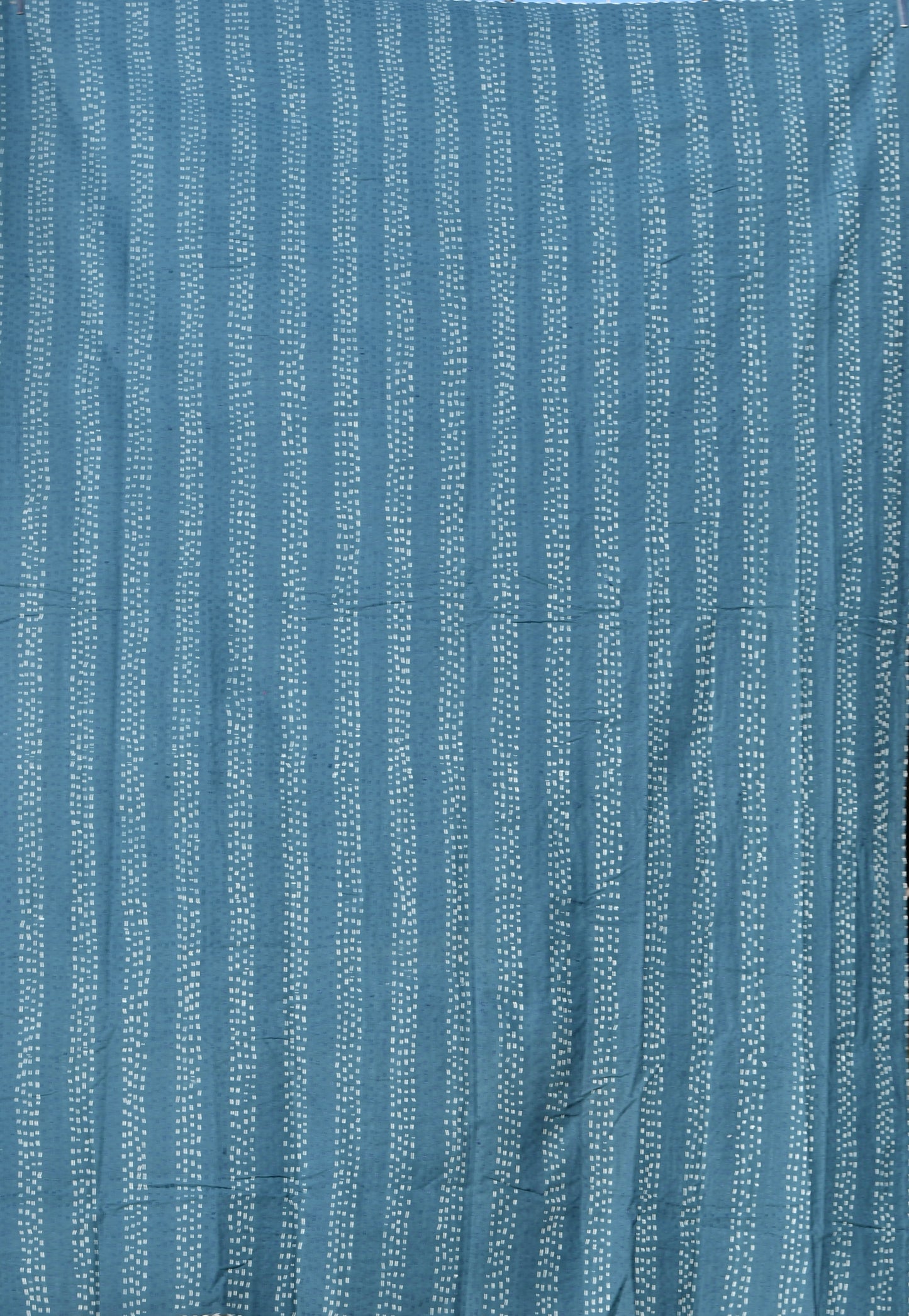 flore kantha quilt fair trade hand stitched indigo
