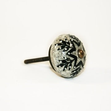 starflake cabinet knobs fair trade ceramics