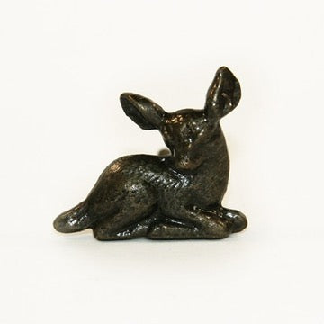 sleeping fawn cabinet knobs fair trade brass