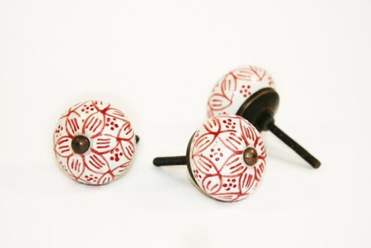 rose cabinet knobs fair trade ceramics
