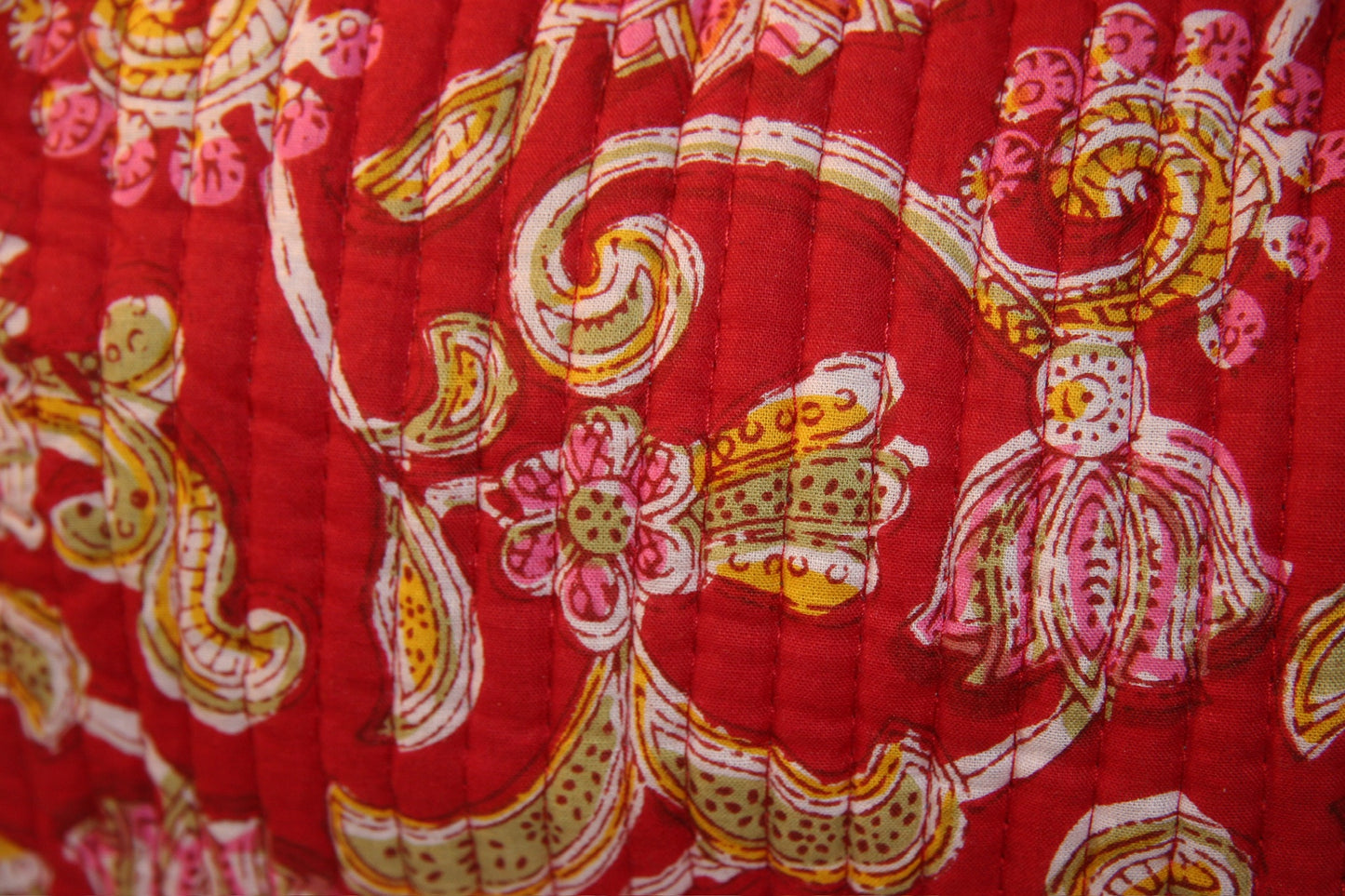 rufus cosmetic bag fair trade handmade block print