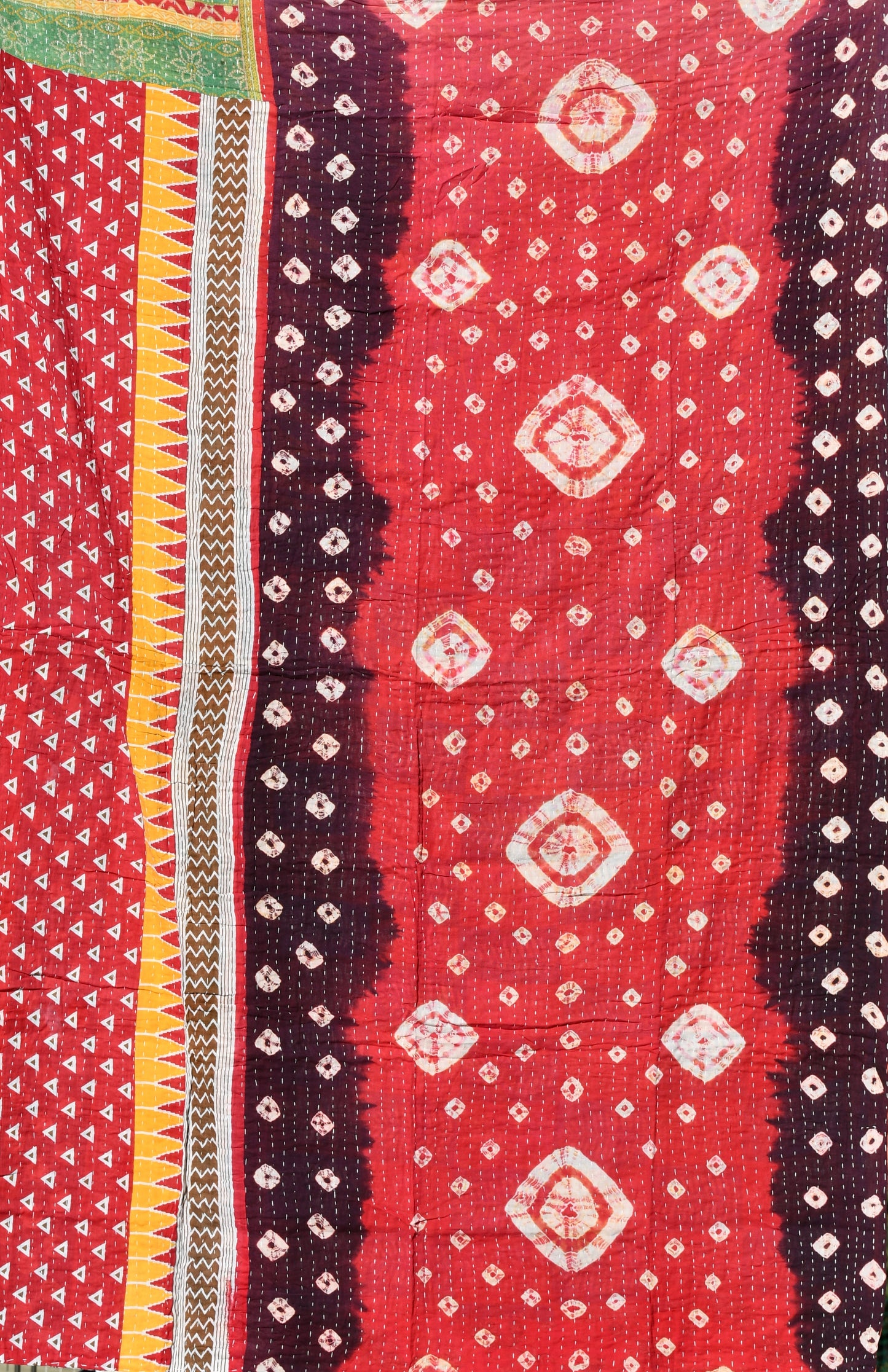 kantha quilt fair trade hand stitched 20