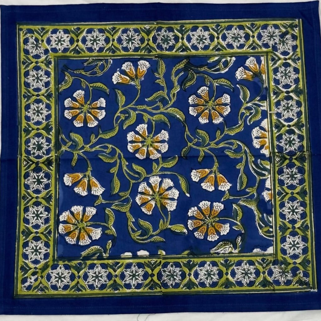 mare napkin set fair trade handmade block print