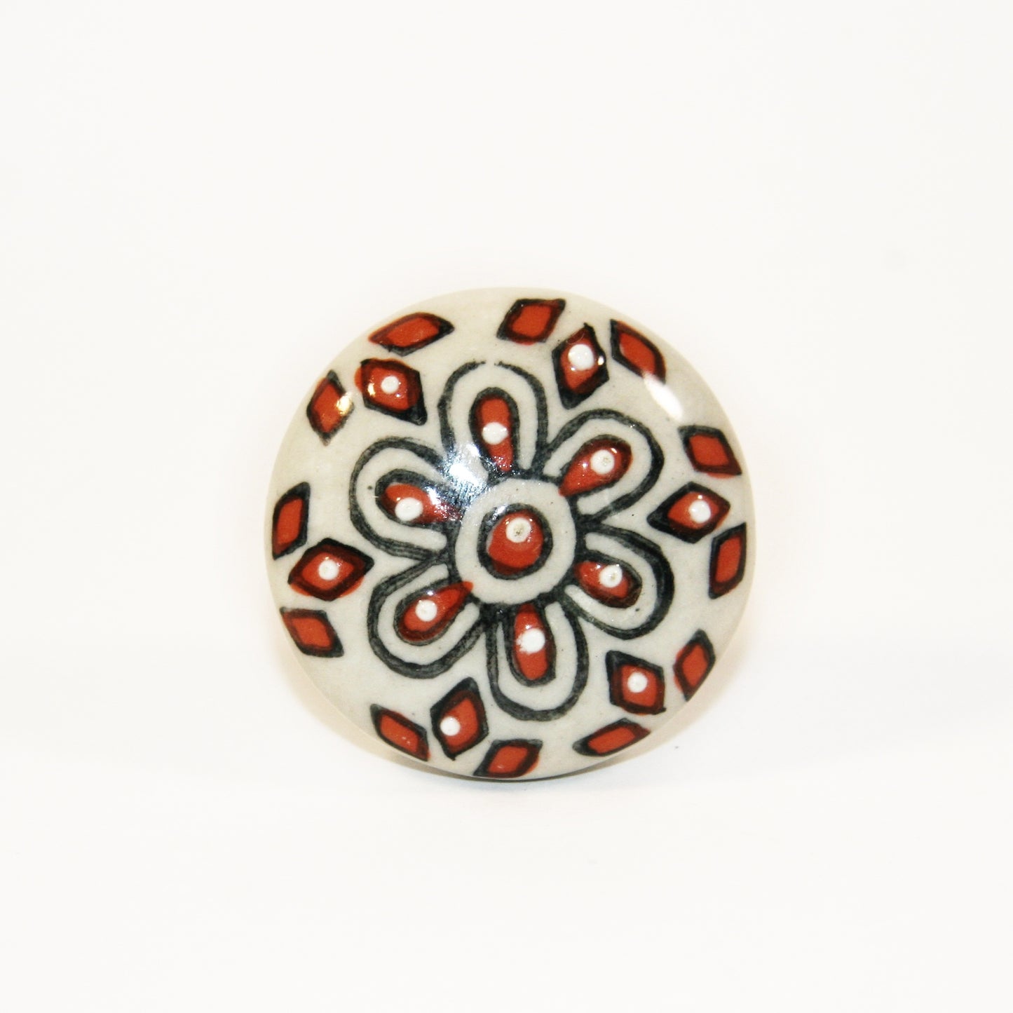 dahlia cabinet knobs fair trade ceramics