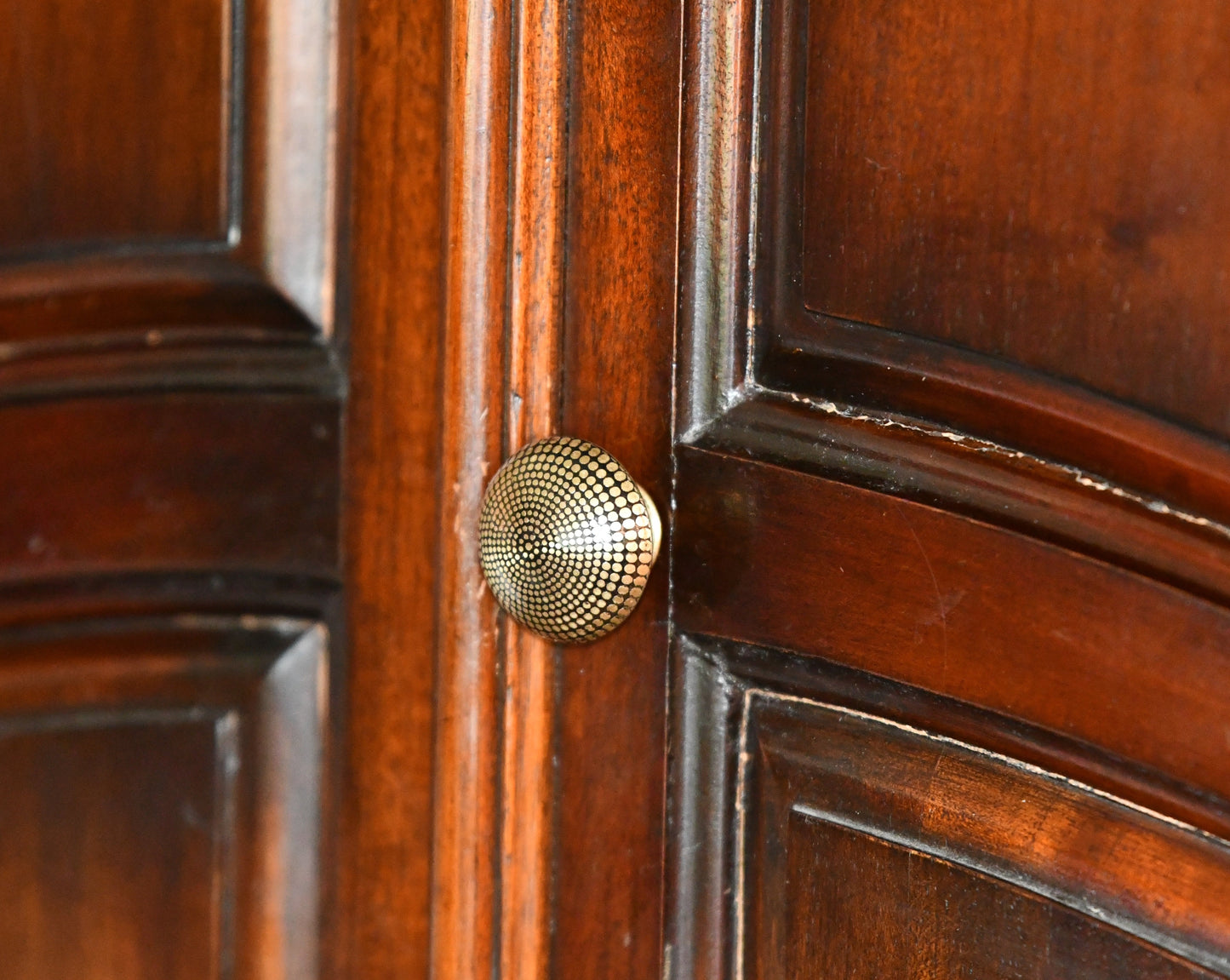 spotted cabinet knobs fair trade brass