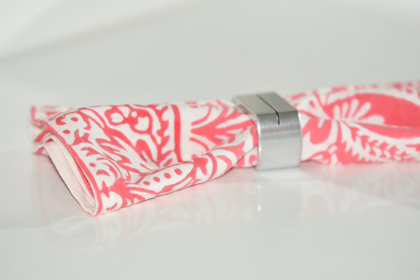 corrallium napkin set fair trade handmade block print