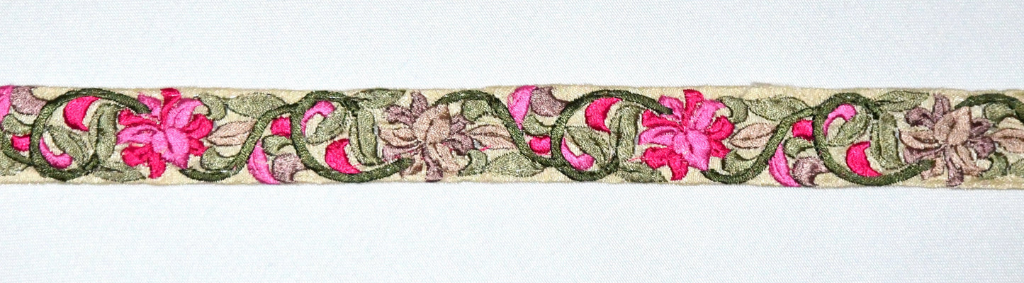 christine jacquard ribbon fair trade trim gift decor