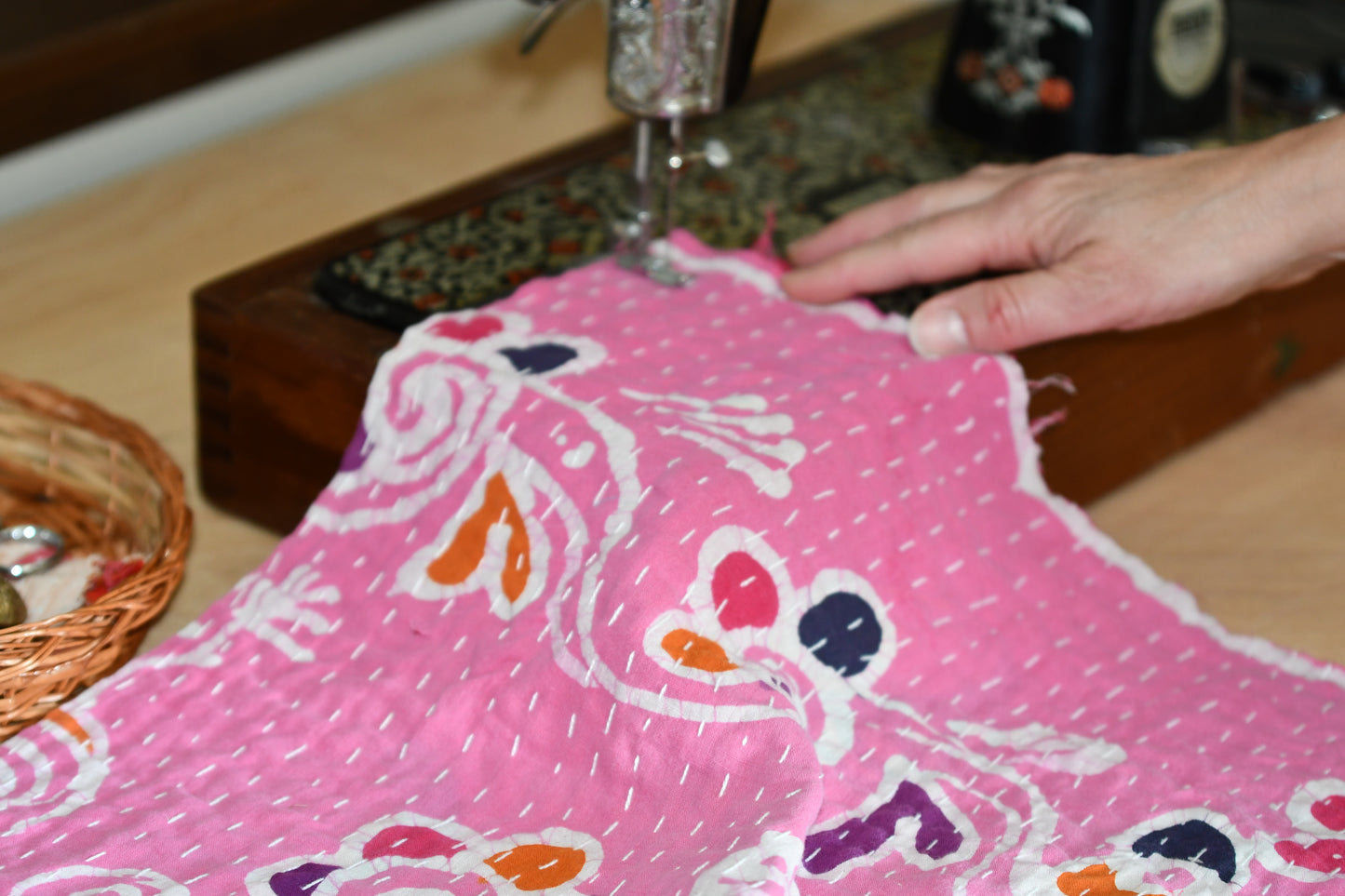 pinky kantha fair trade hand stitched