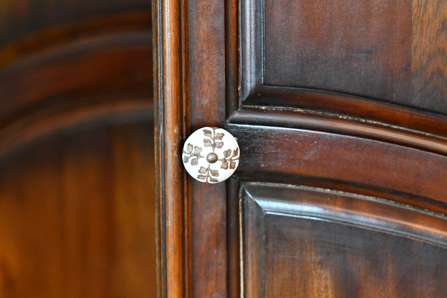 brown leaf cabinet knobs fair trade engraven