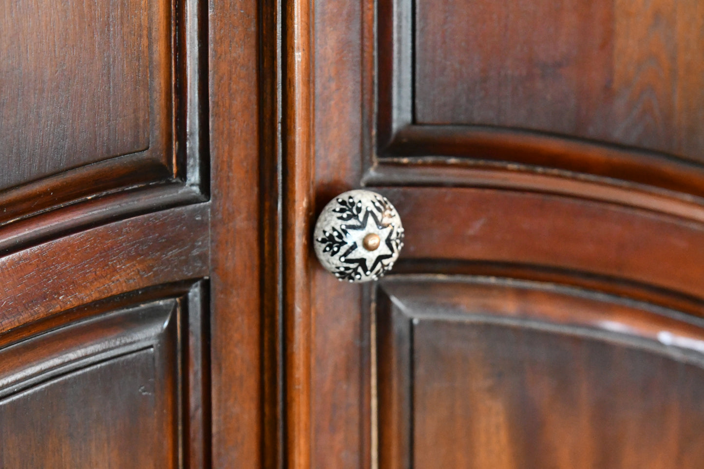 starflake cabinet knobs fair trade ceramics