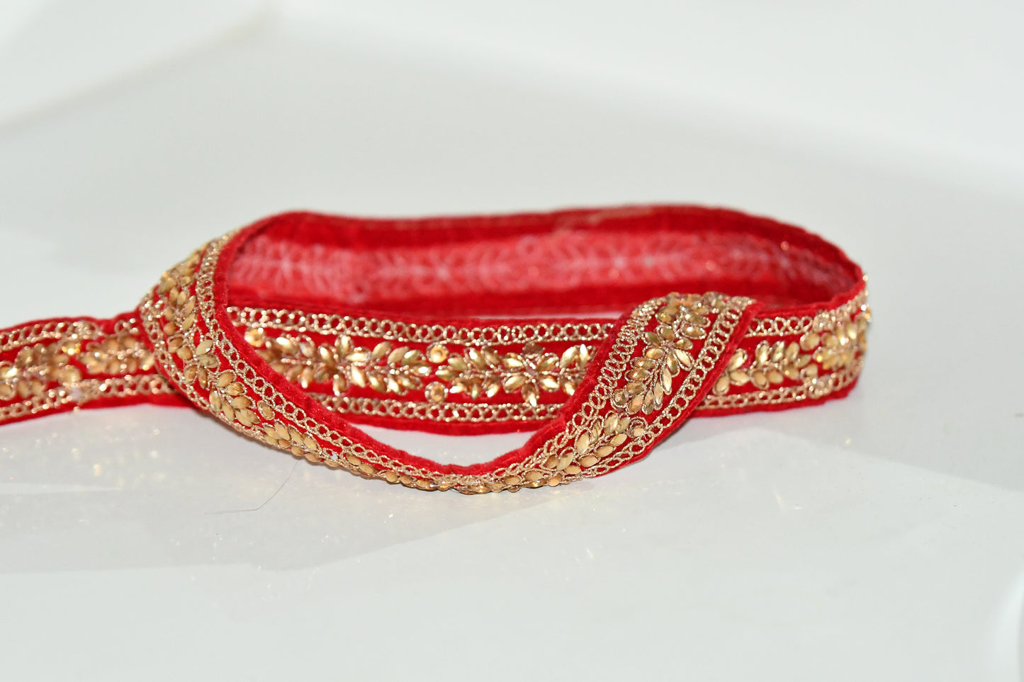 kim zari ribbon fair trade trim gift decor