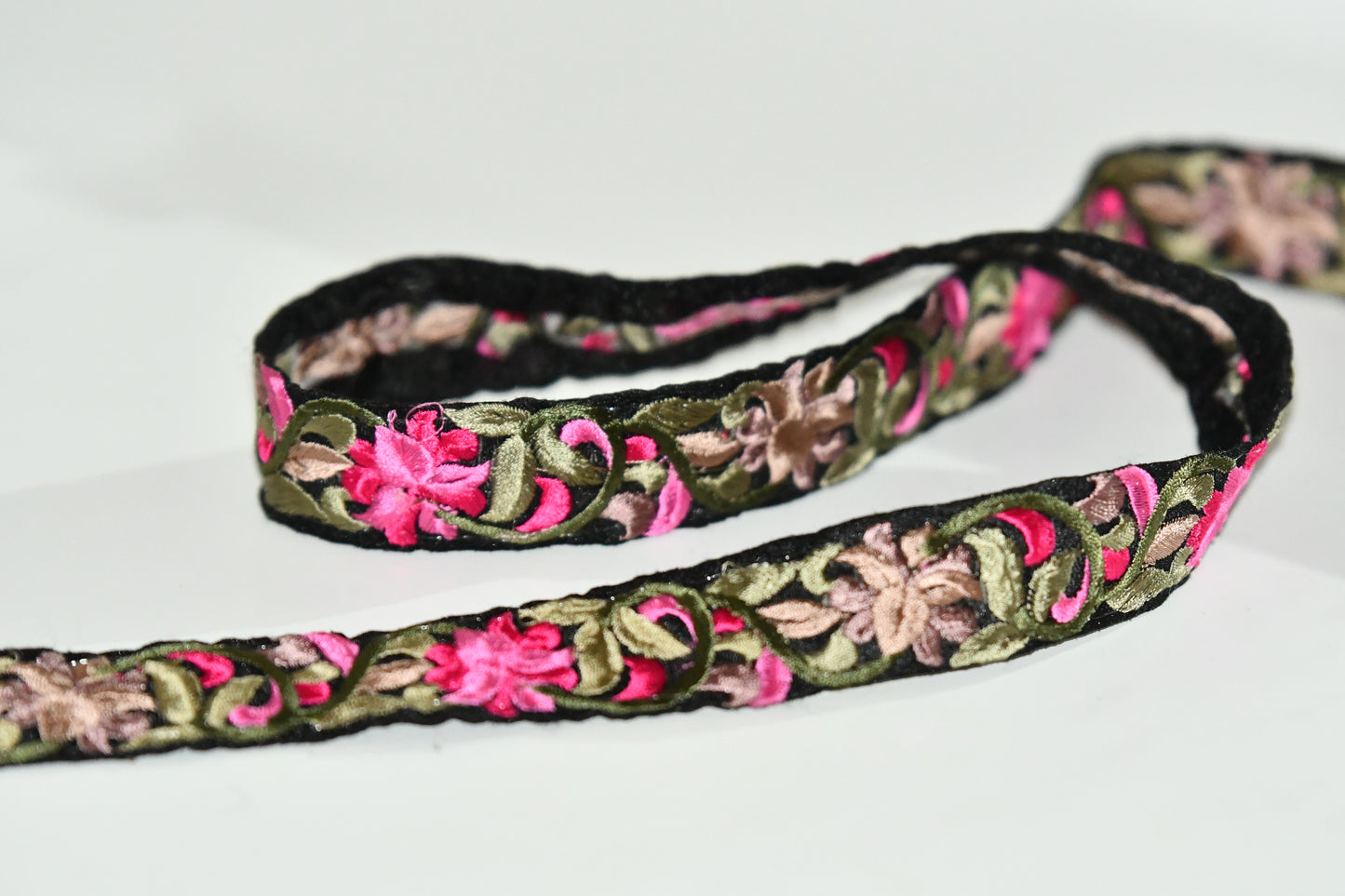 christine jacquard ribbon fair trade trim gift decor