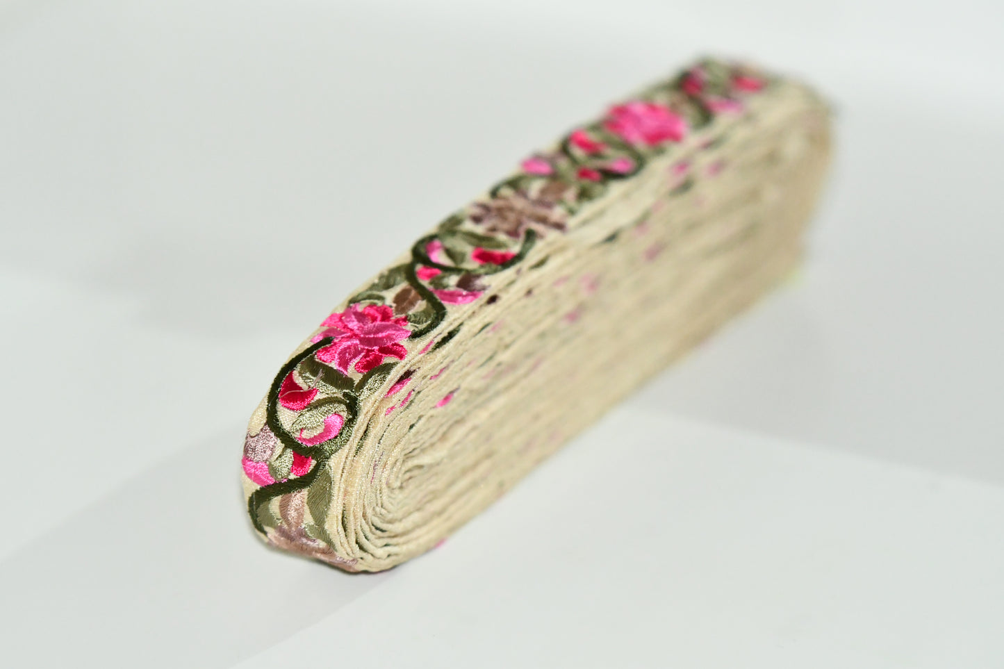christine jacquard ribbon fair trade trim gift decor