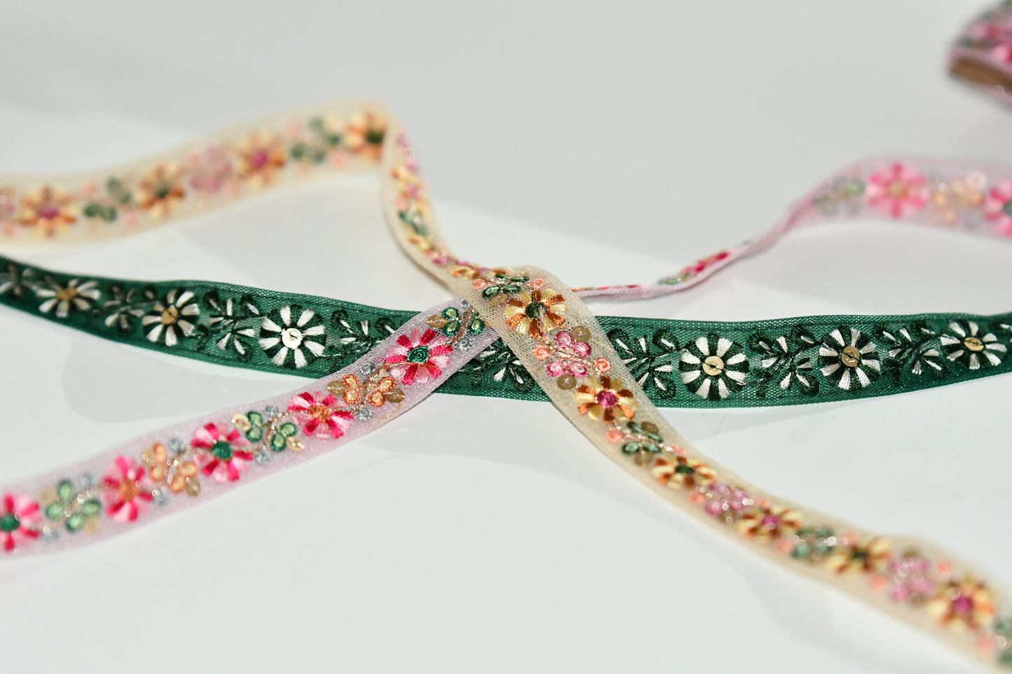 elise organza ribbon fair trade trim gift decor