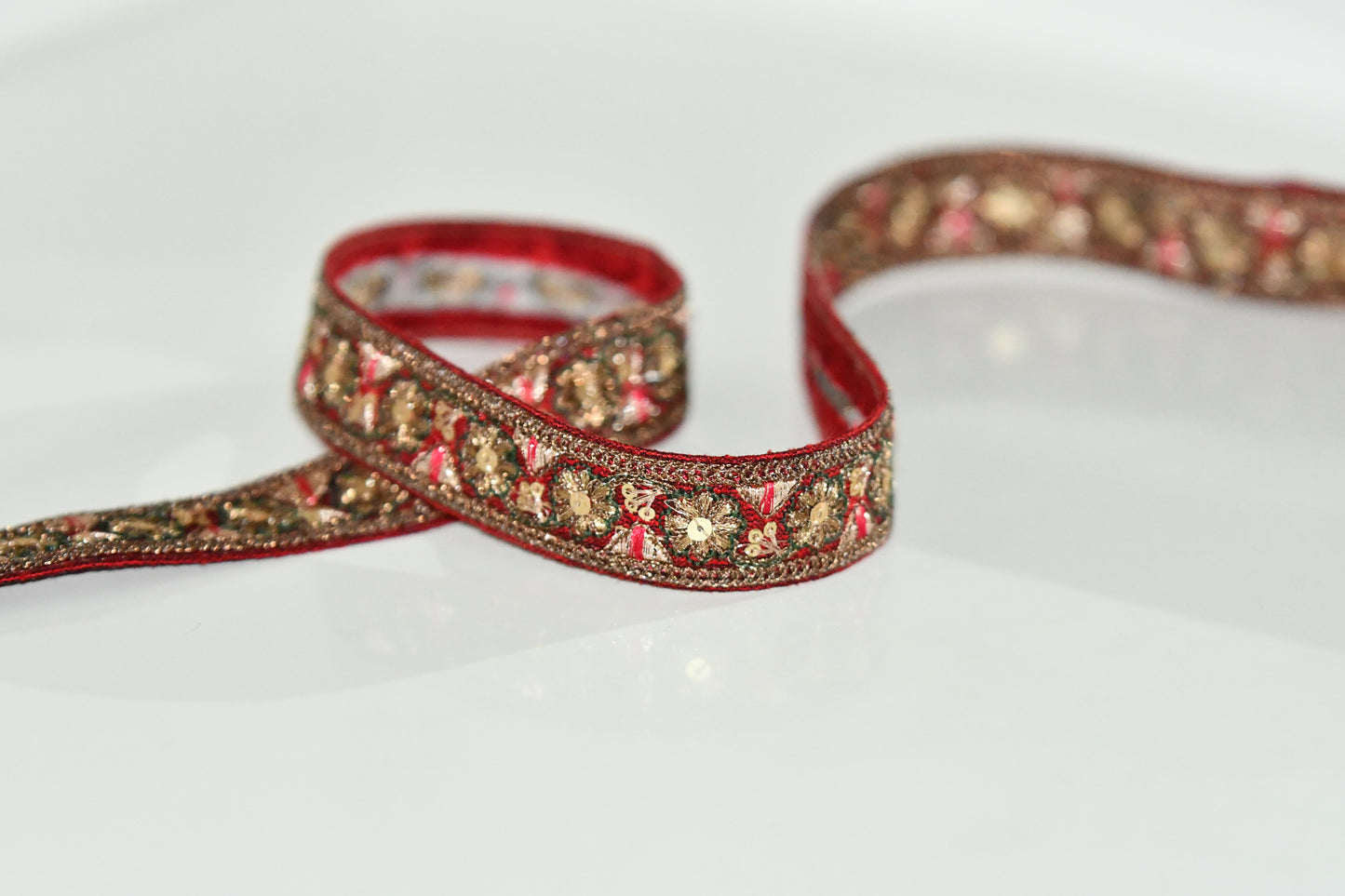 grace zari ribbon fair trade trim gift decor