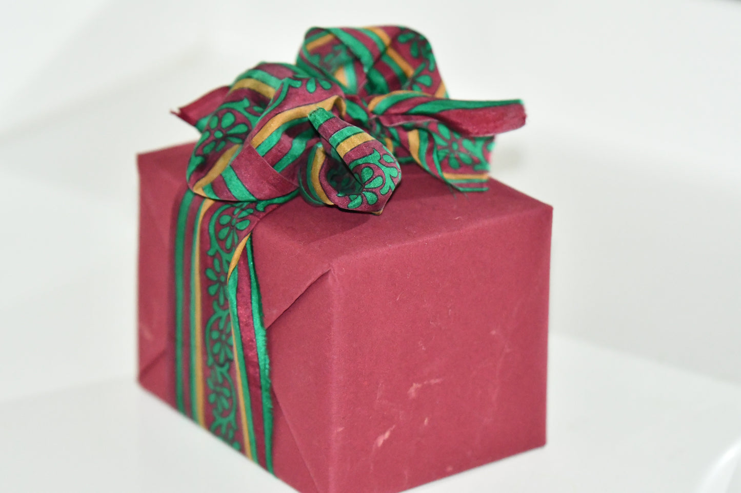 bacchus silk sari ribbon fair trade trim gift decor