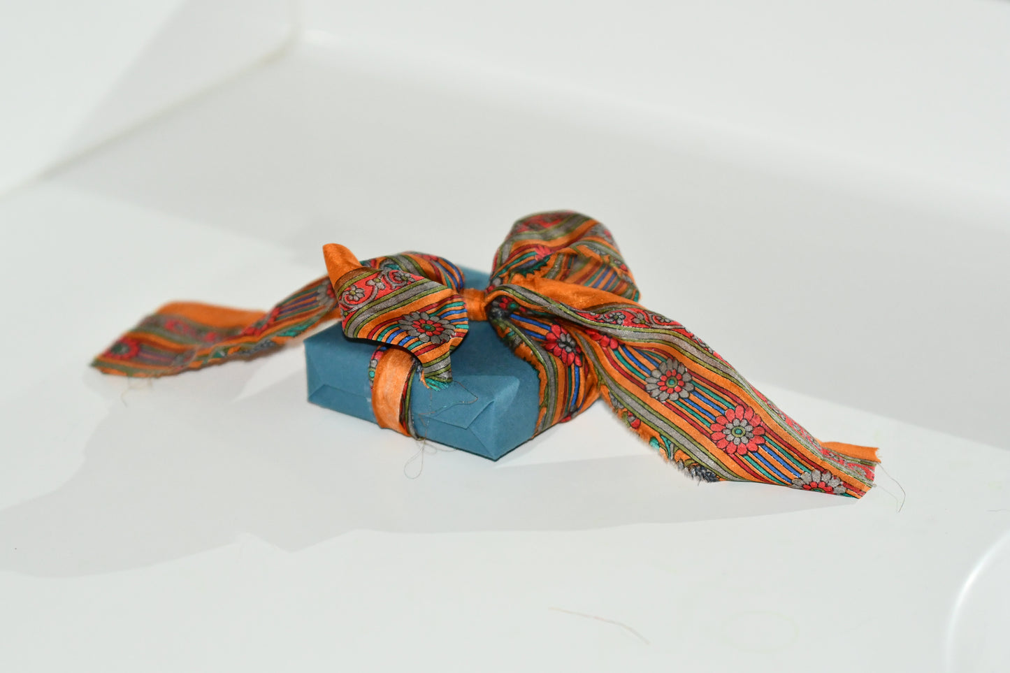 floresco silk sari ribbon fair trade trim gift decor
