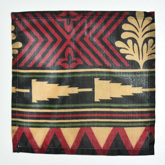 geo pocket square fair trade handmade
