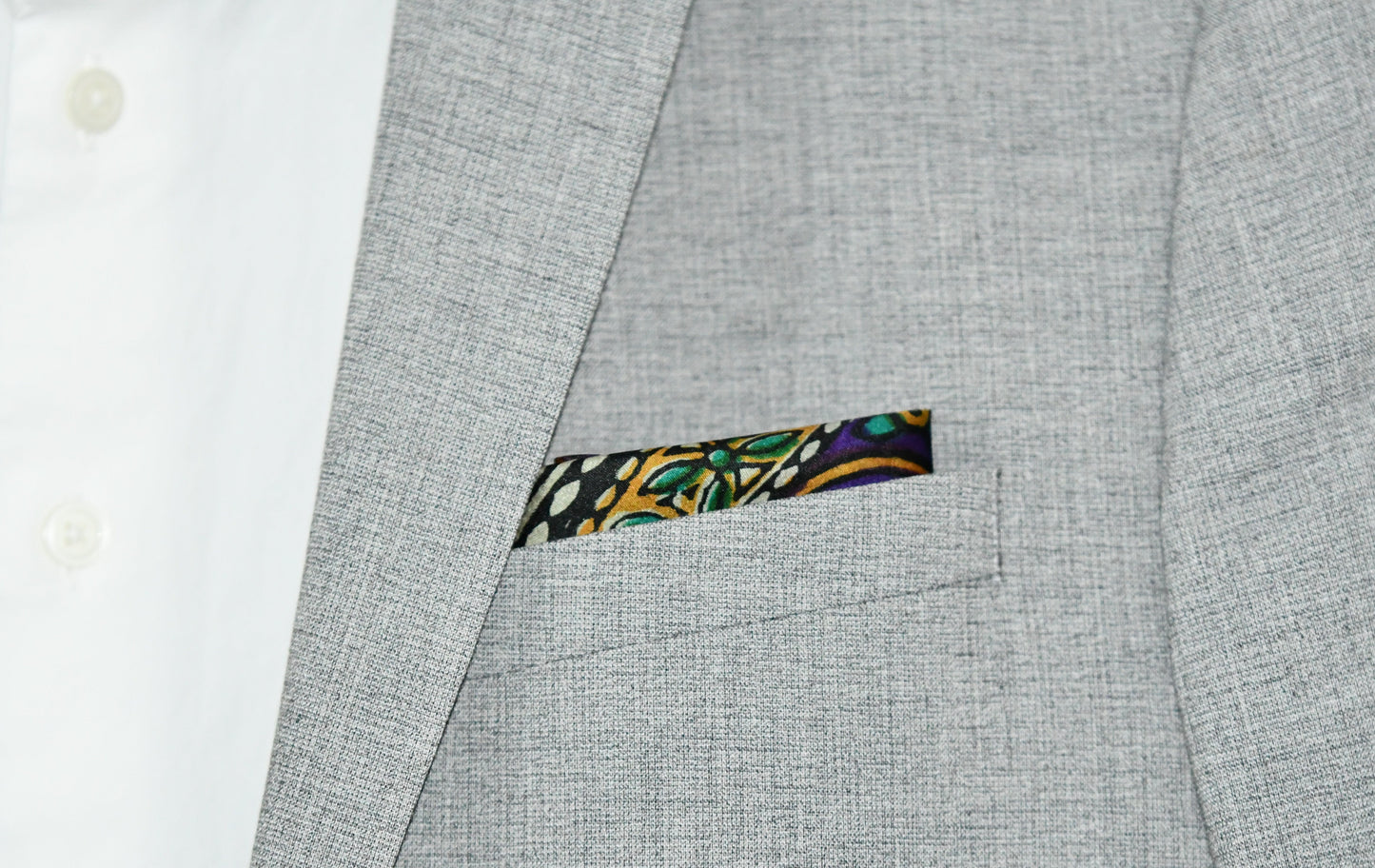 pallisades pocket square fair trade handmade silk