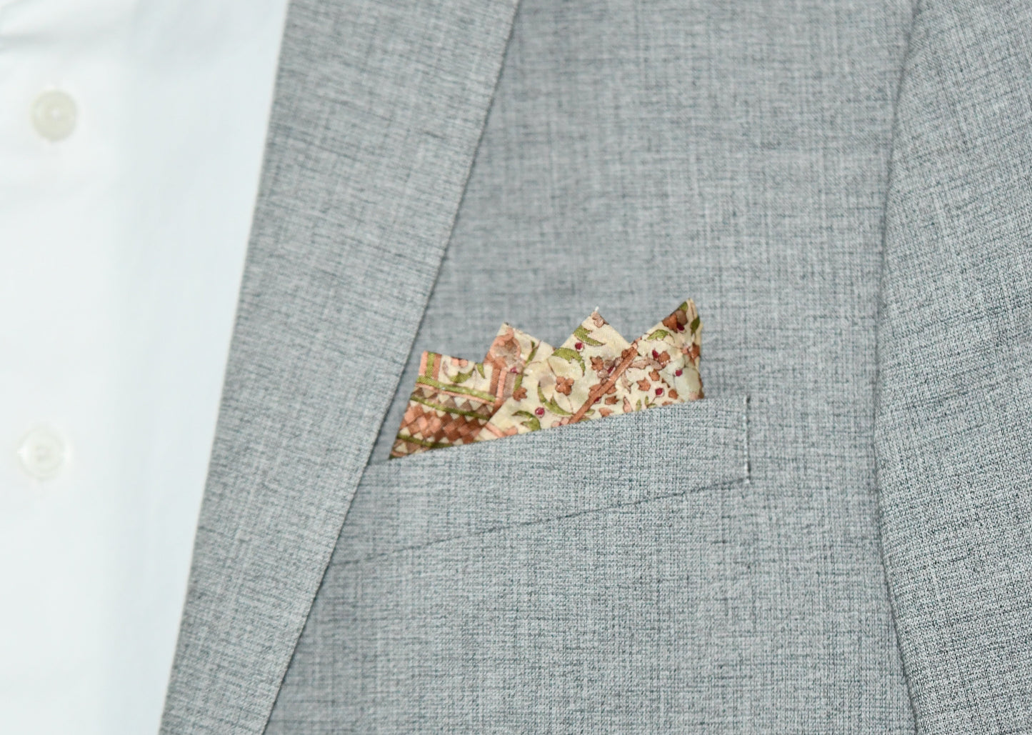 pharaoh pocket square fair trade handmade silk