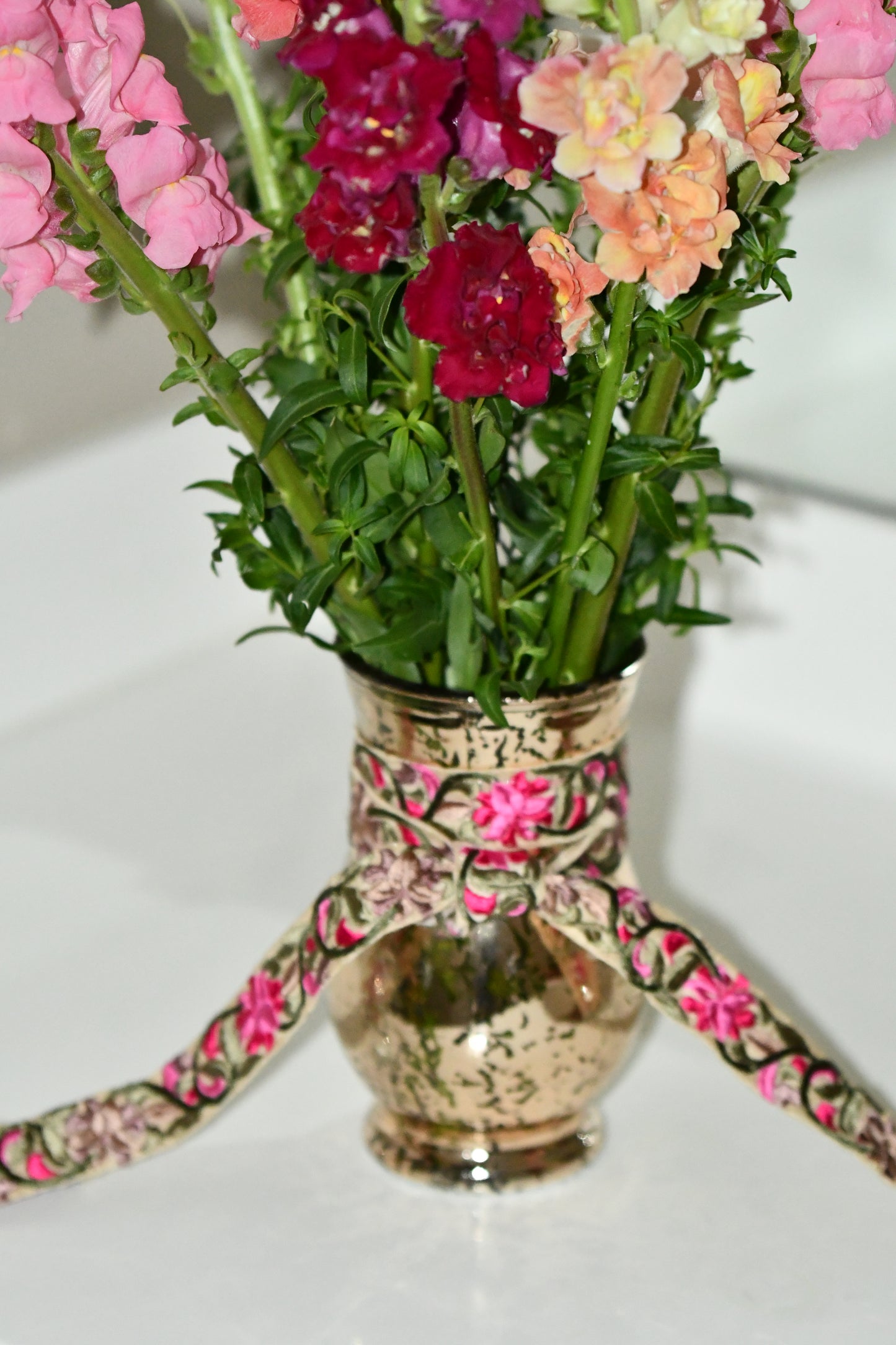 christine jacquard ribbon fair trade trim gift decor