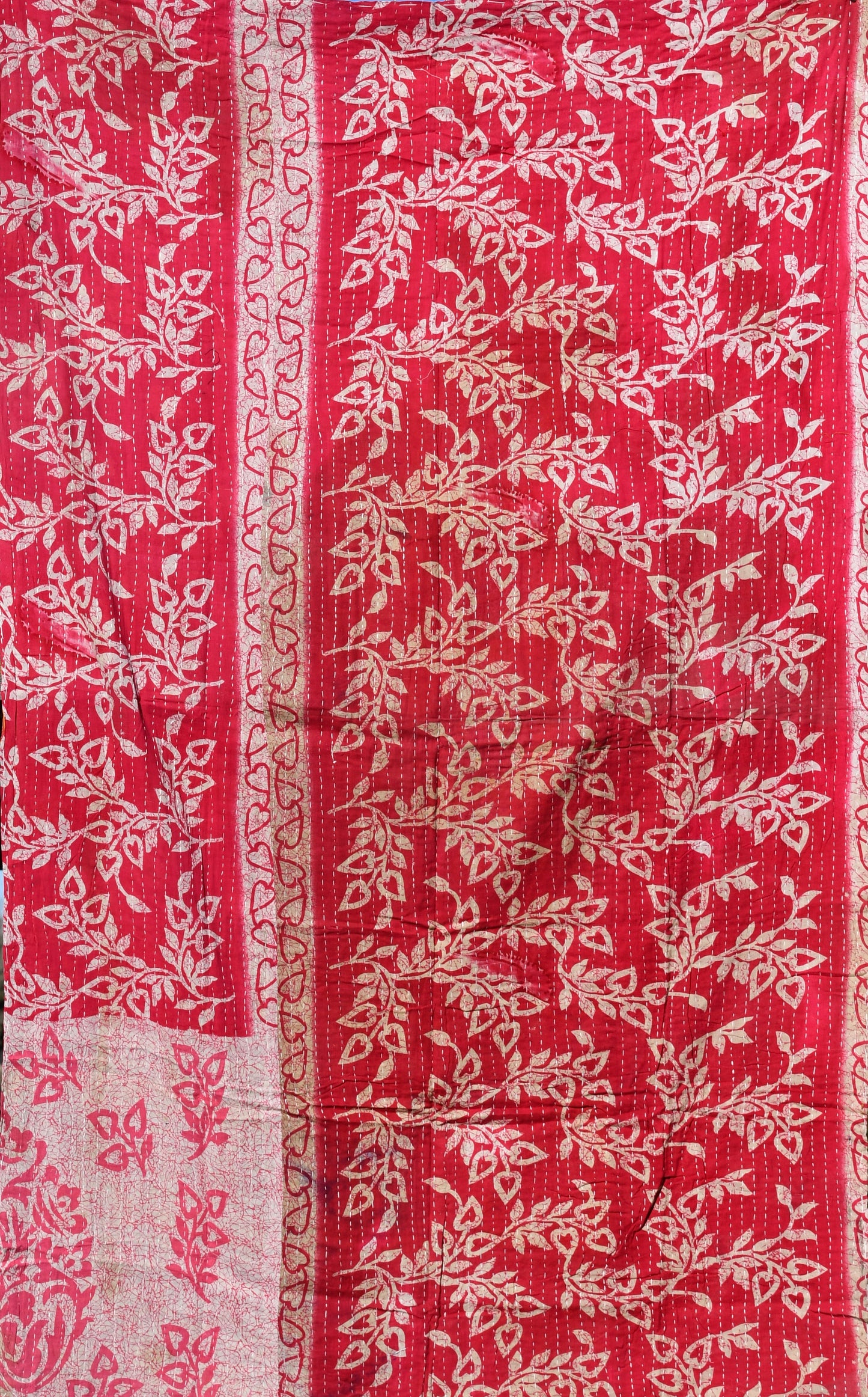 kantha quilt fair trade hand stitched 9