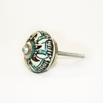 seaside cabinet knobs fair trade ceramics