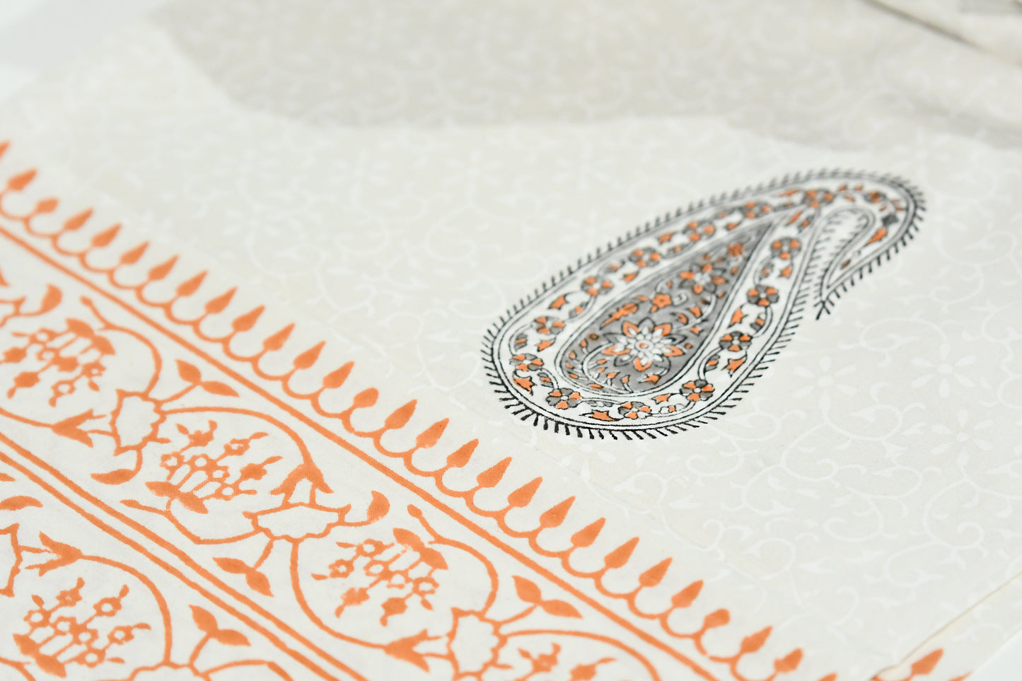 mitos tablecloth fair trade handmade block print