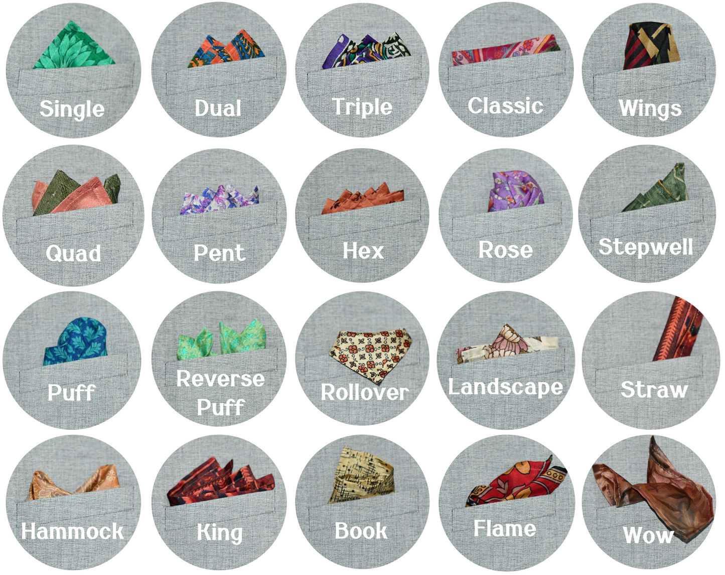 Amor Pocket Square - Fair Trade Handmade Silk