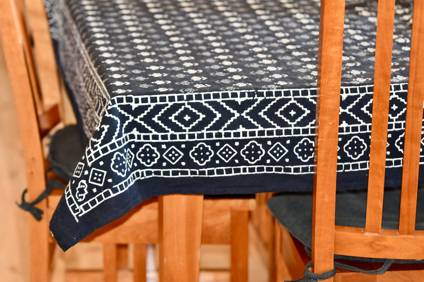 nox tablecloth trade handmade block print