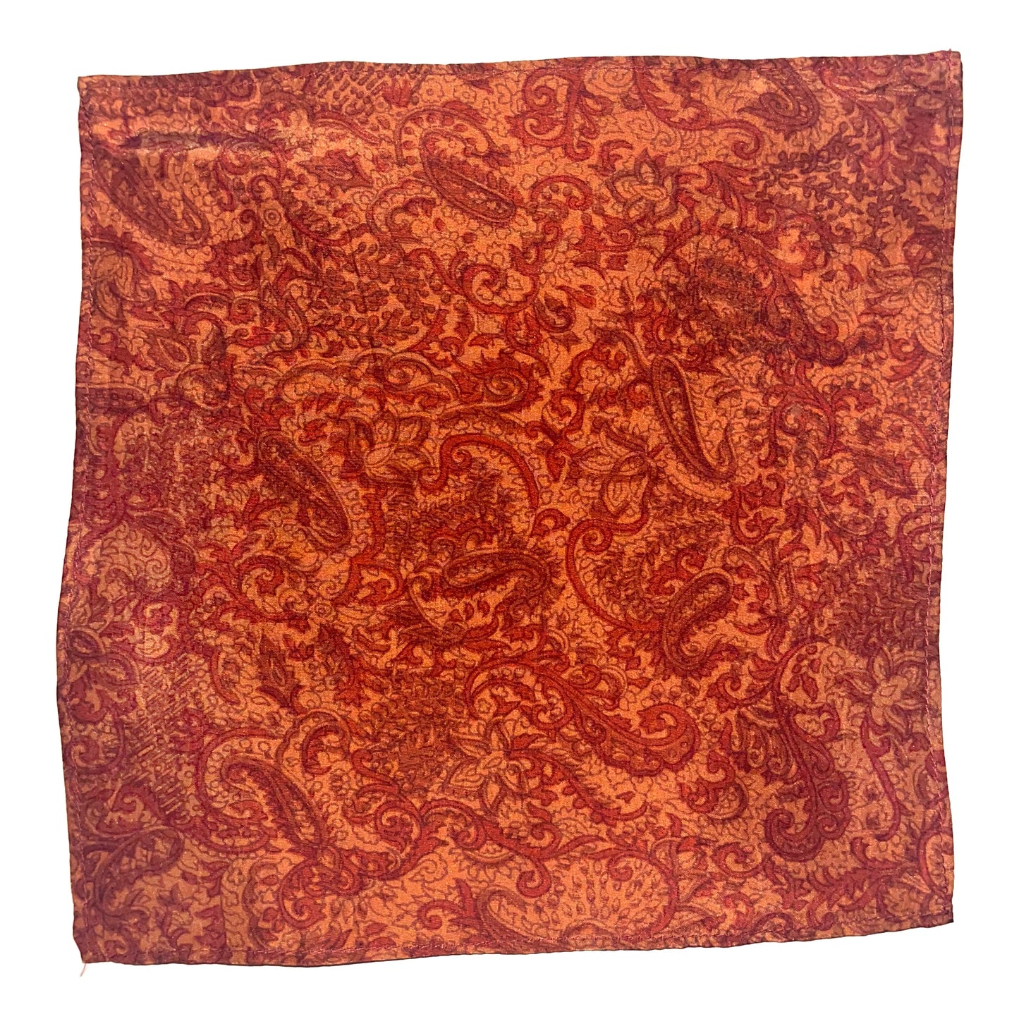 phoenix pocket square fair trade handmade silk