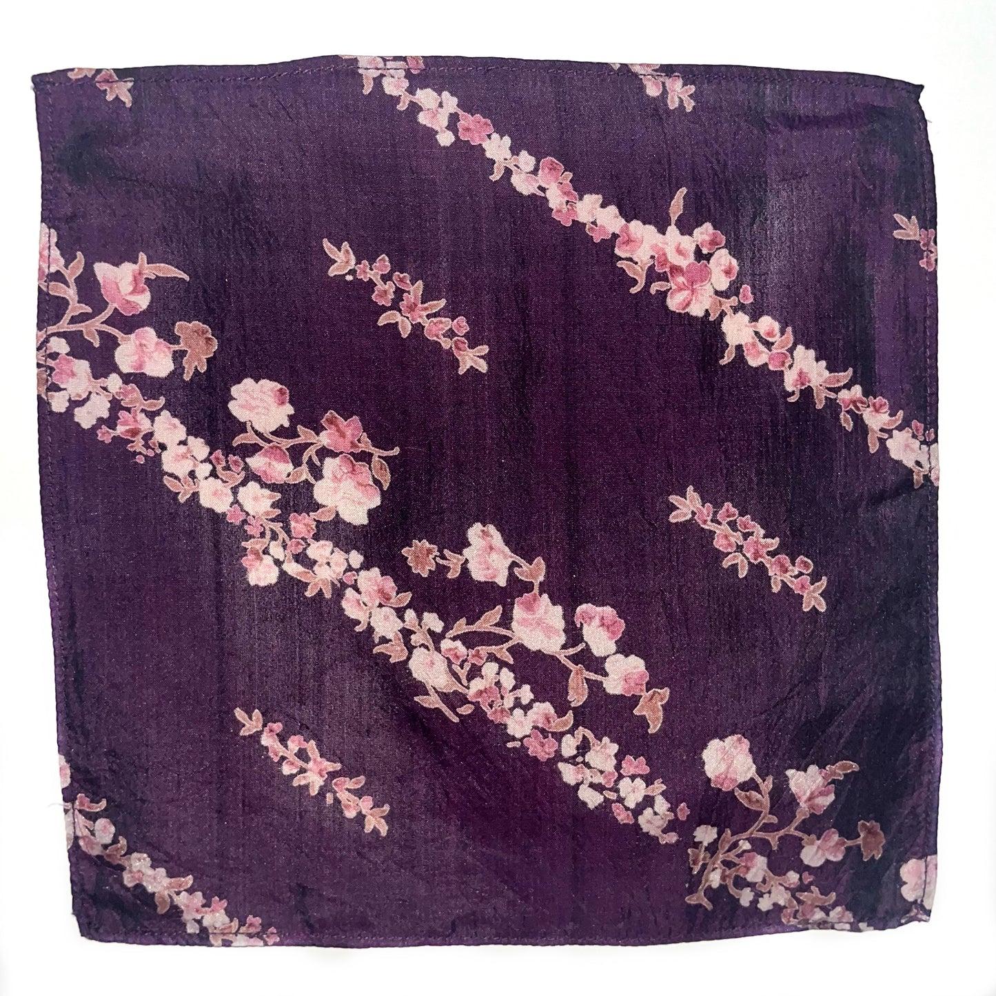 Mulberry Pocket Square - Fair Trade Handmade Silk