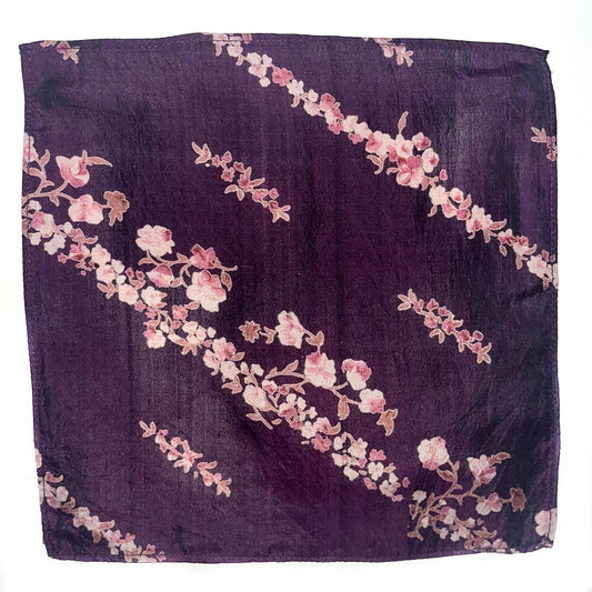 mulberry pocket square fair trade handmade silk