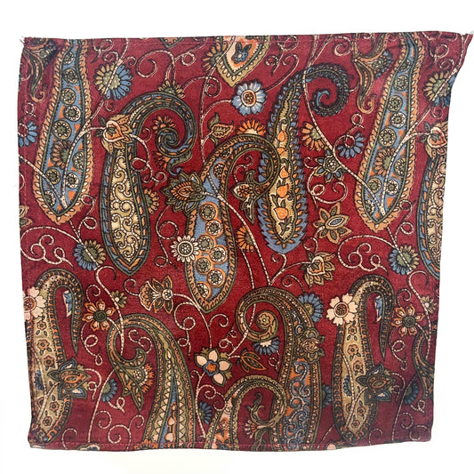 curl pocket square fair trade handmade