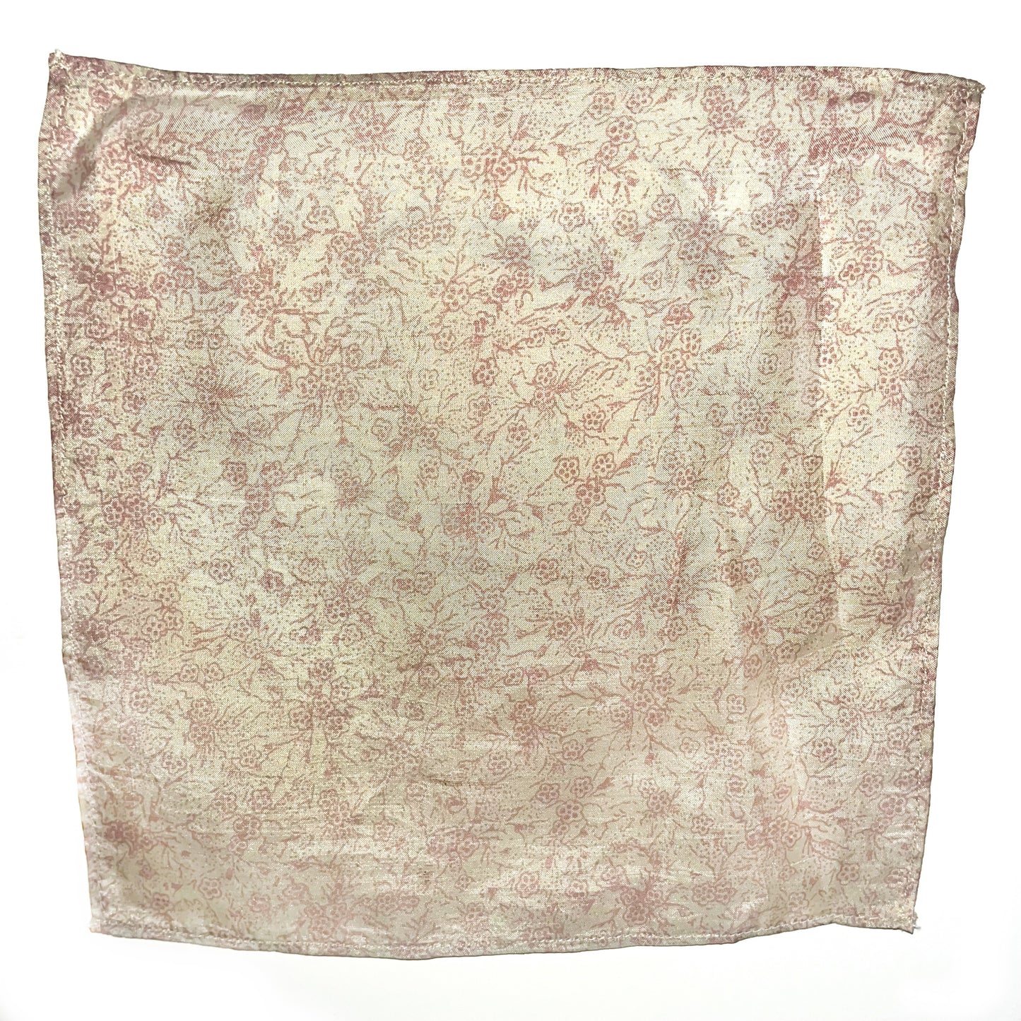 men wear pink pocket square fair trade handmade silk